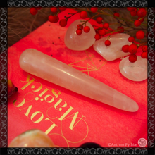 Load image into Gallery viewer, Love Magic: Rose Quartz Yoni Wand
