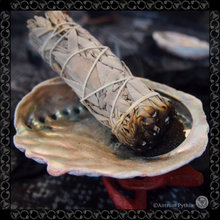 Load image into Gallery viewer, White Sage &amp; Abalone Shell - Smudging Kit
